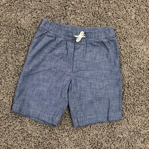 Boys GAP Kids Blue chambray Shorts with Drawstring size Medium